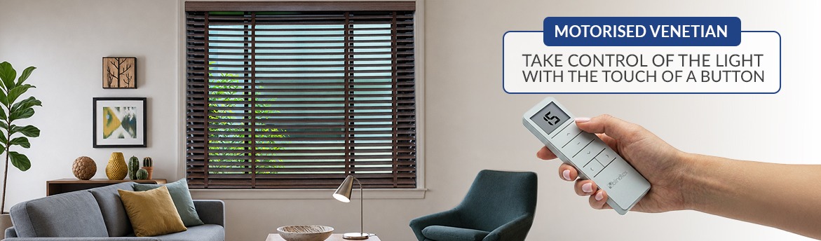 motorised venetian blinds